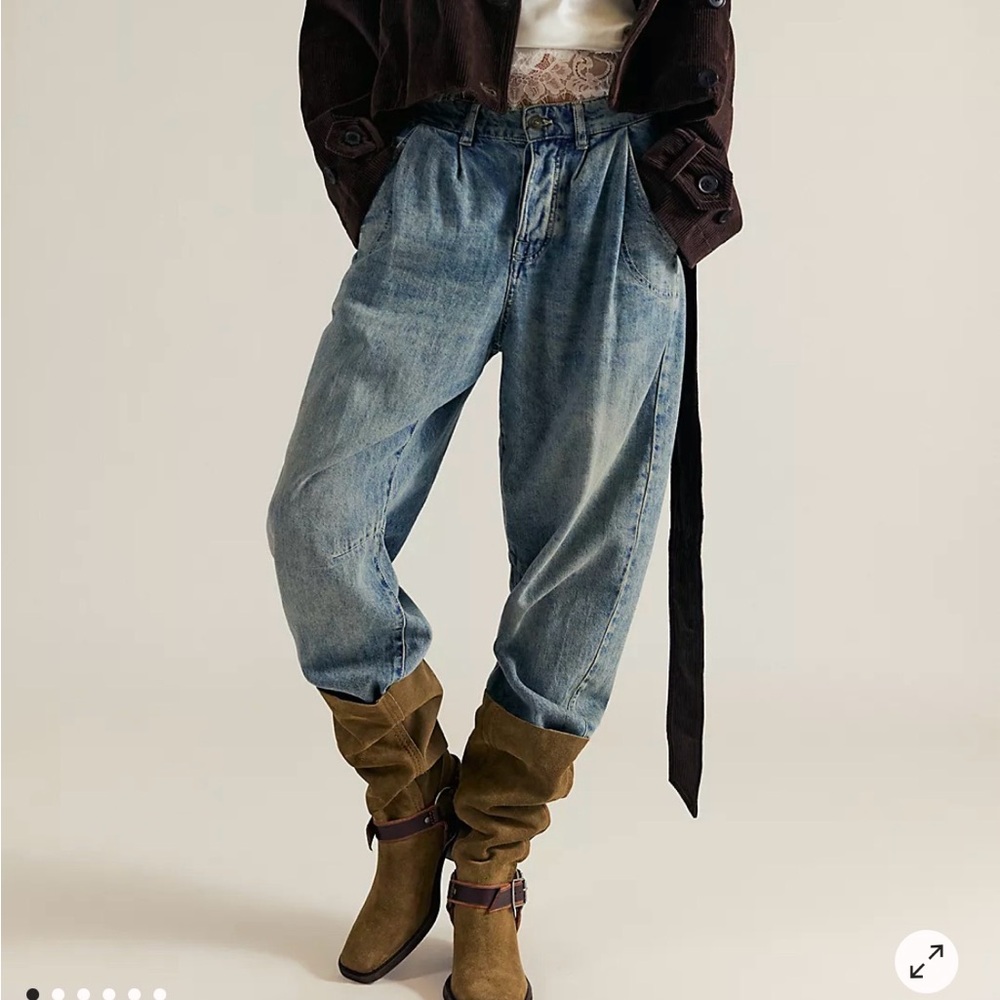 We The Free free people Heartland Baggy Jeans NWT sz 25